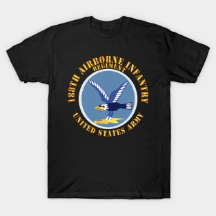 188th Airborne Infantry Regiment - SSI X 300 T-Shirt